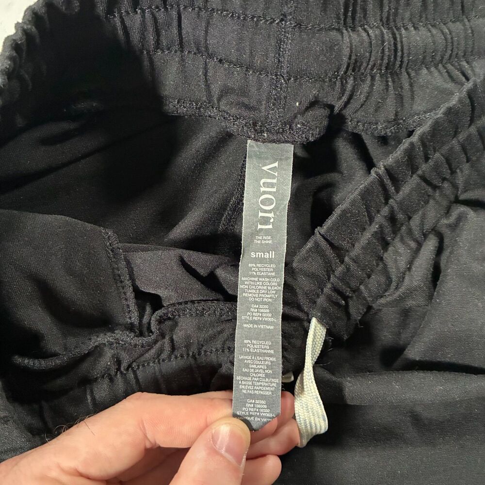 Vuori Performance Joggers Pants VW303 DreamKnit Sz Small Black - Picture 7 of 7